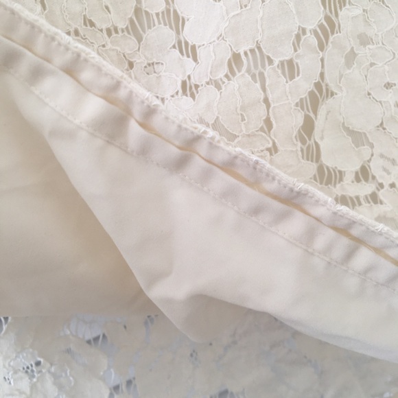 SOLD MADEWELL Lace Refined Tee Blouse - Picture 4 of 4